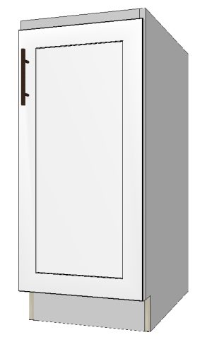Base Right Cabinet with 1 Door – 15”W
