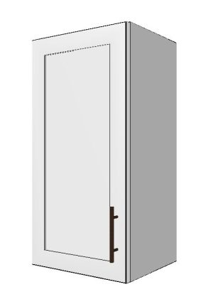 Upper Left Cabinet with 1 Door – 15”W x 30”H x 12”D