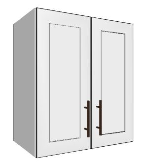 Upper Cabinet with 2 Doors – 24”W x 24”H x 12”D