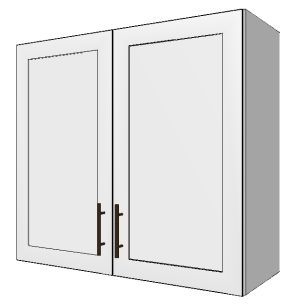 Upper Cabinet with 2 Doors – 33”W x 30”H x 12”D