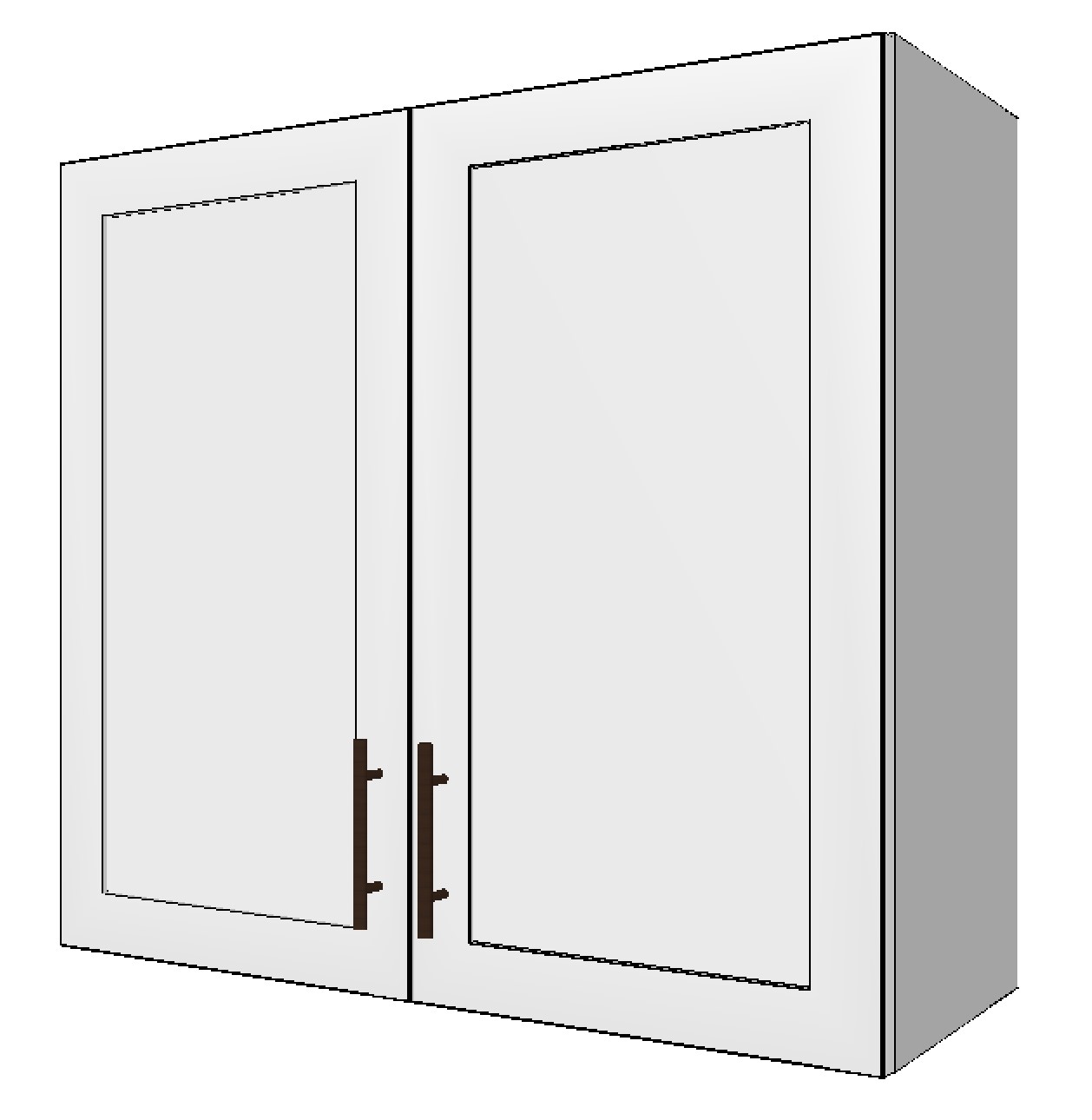 Upper Cabinet with 2 Doors – 33”W x 30”H x 12”D