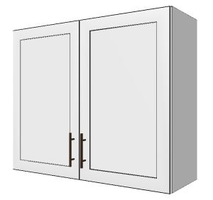 Upper Cabinet with 2 Doors – 36”W x 30”H x 12”D