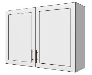 Upper Cabinet with 2 Doors – 42”W x 30”H x 12”D