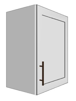 Upper Right Cabinet with 1 Door – 18”W x 24”H x 12”D